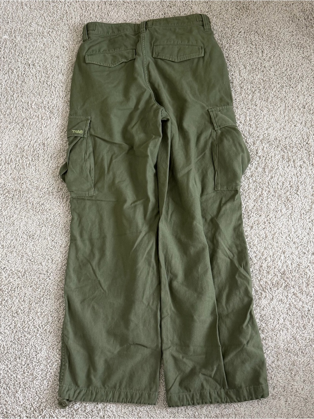 Artizia TNA Army Green 6 Pocket Cargo Pants - Picture 4 of 12